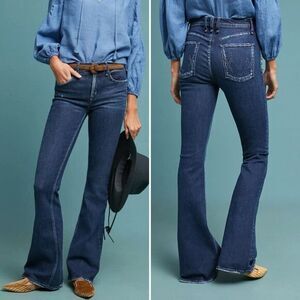 McGuire Majorelle Mid-Rise Flare Jeans in Medium Denim Size 27